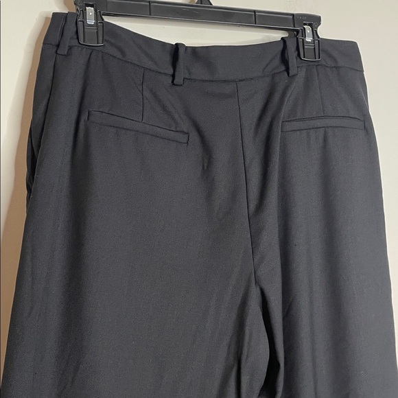 Nili Lotan | Women’s Virgin Wool Black Montana Pleated Pants Size 10 - Picture 6 of 9